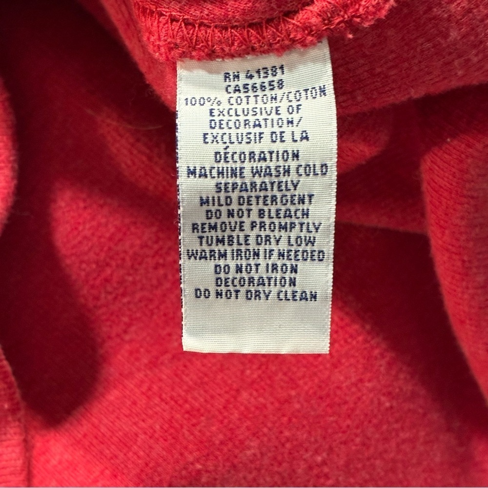 Polo Ralph Lauren Shawl Collar Sweater Size XXL Red Knit Button Cotton Classic - Picture 7 of 7